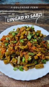 Wild vegetable made at home